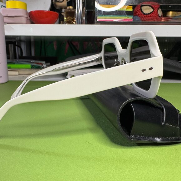 ISABEL MARANT Ely hexagonal sunglasses White main image 4